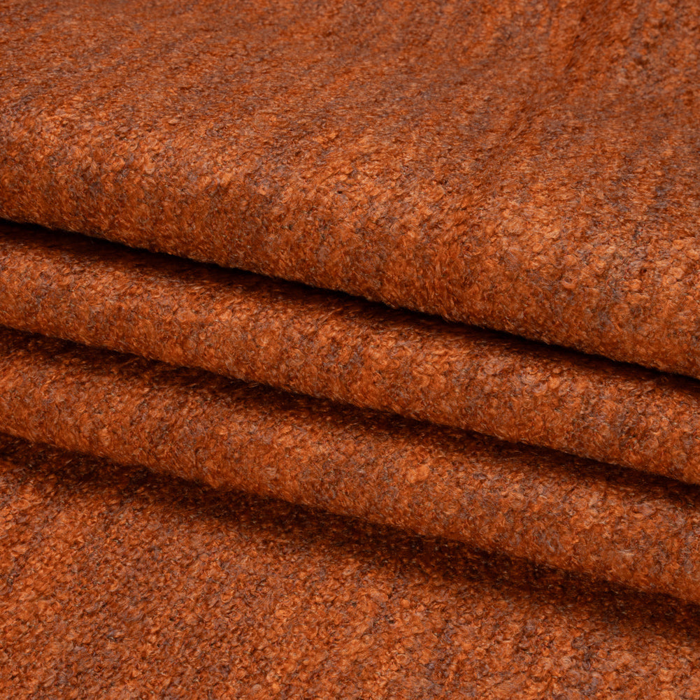 Plush Upholstery Boucle - Tango Striated - Avenir Collection Folded