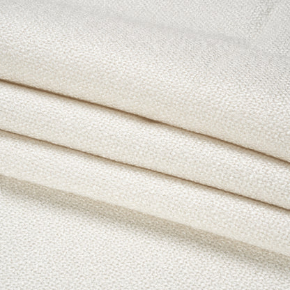 Upholstery Tweed with Latex Backing - Creme - Wyverstone Collection Folded