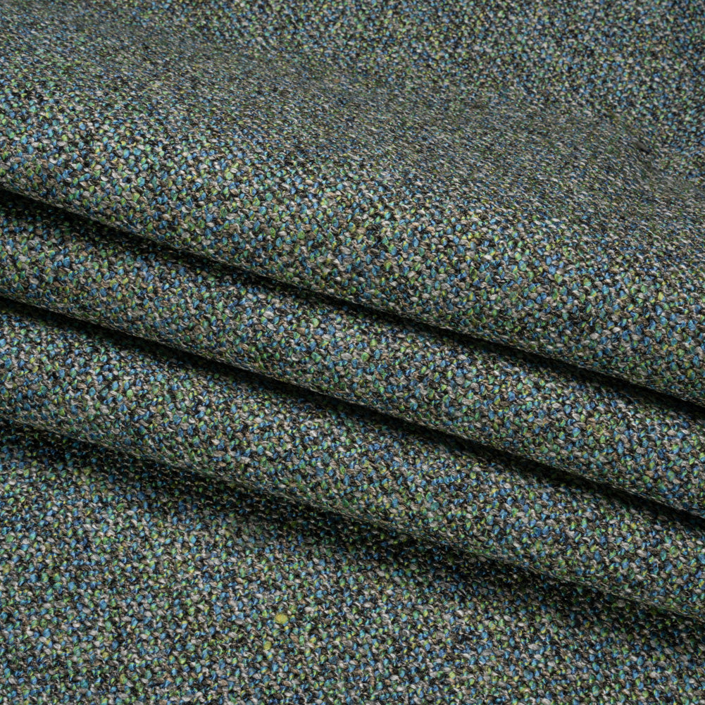 Upholstery Tweed with Latex Backing - Earth - Wyverstone Collection Folded