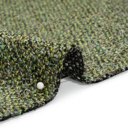 Upholstery Tweed with Latex Backing - Forest - Wyverstone Collection Detail