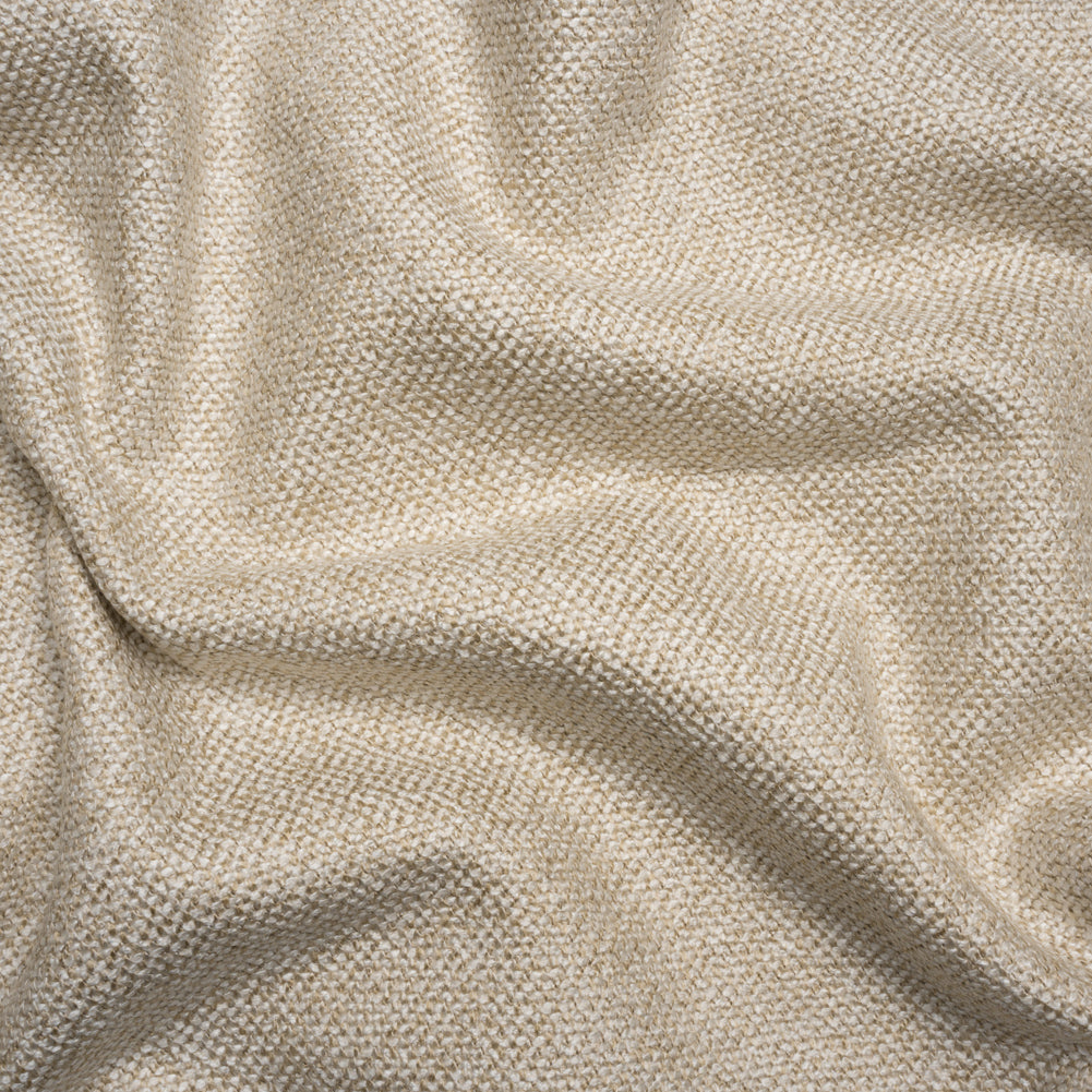 Upholstery Tweed with Latex Backing - Ivory - Wyverstone Collection