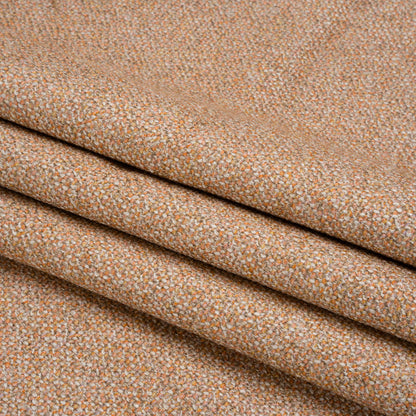 Upholstery Tweed with Latex Backing - Salmon - Wyverstone Collection Folded