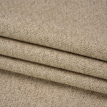 Upholstery Tweed with Latex Backing - Wheat - Wyverstone Collection Folded