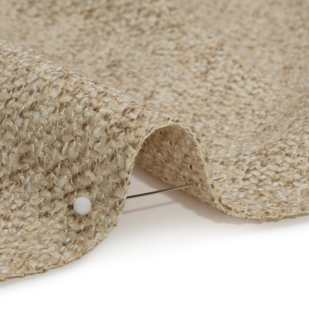 Upholstery Tweed with Latex Backing - Wheat - Wyverstone Collection Detail