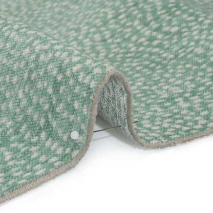 Upholstery Chenille - Aqua Spotted - Remus Collection Detail