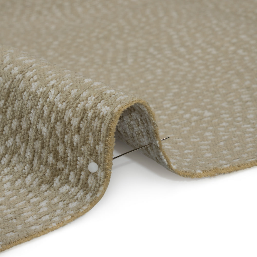 Upholstery Chenille - Beige Spotted - Remus Collection Detail