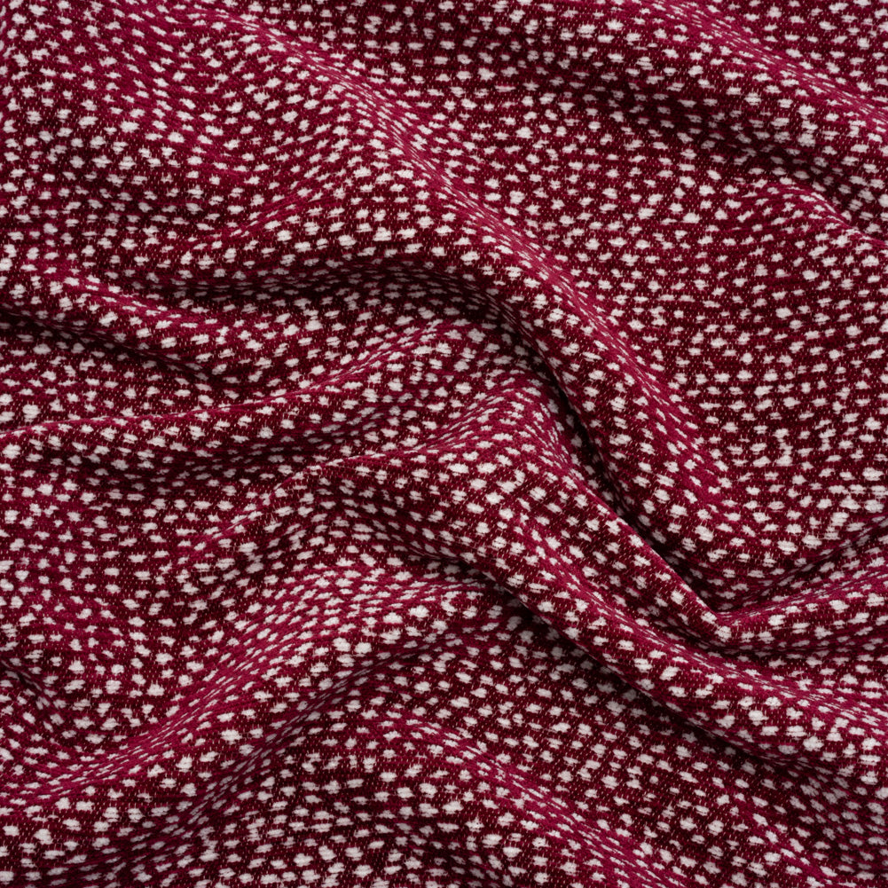Upholstery Chenille - Boysenberry Spotted - Remus Collection