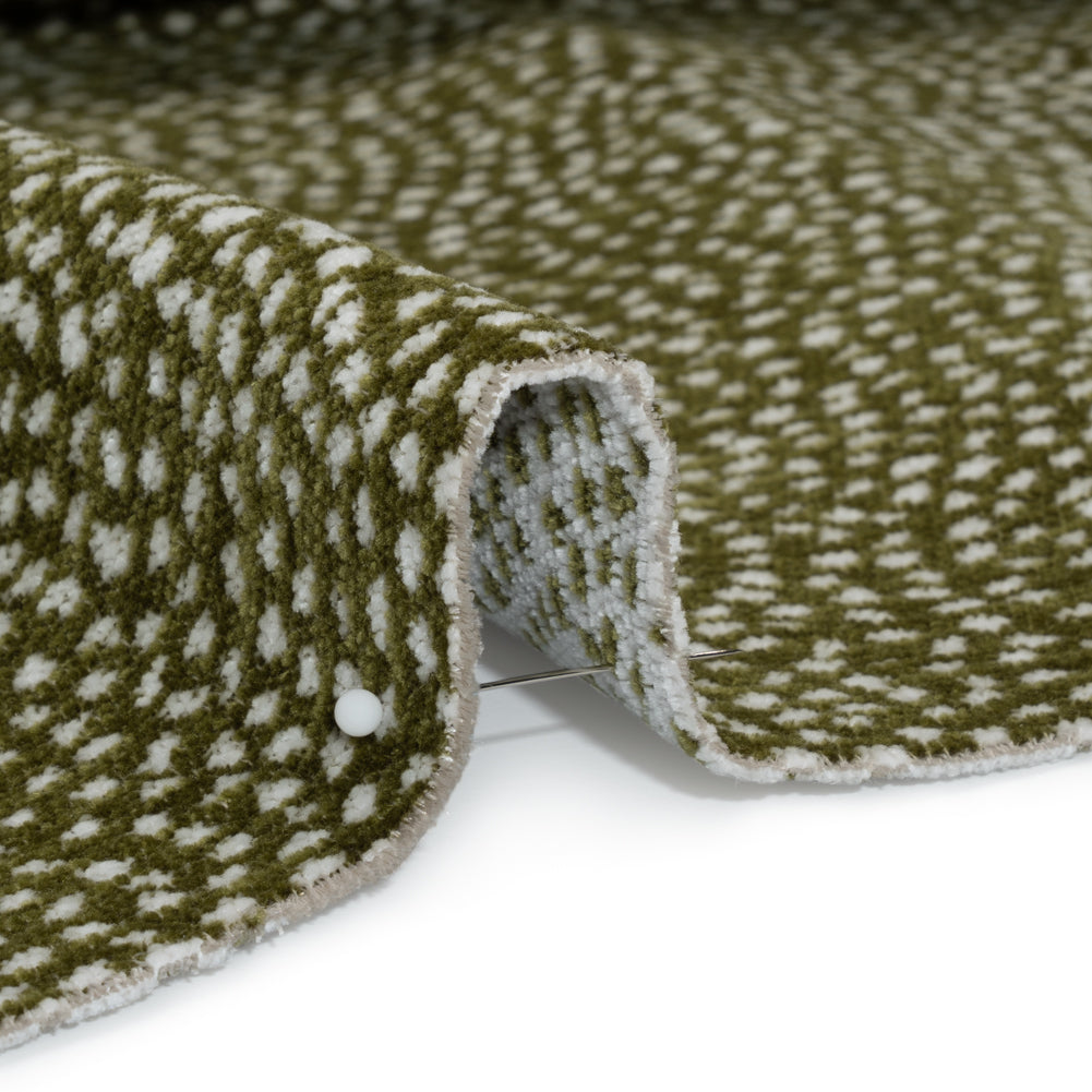 Upholstery Chenille - Dirty Martini Spotted - Remus Collection Detail