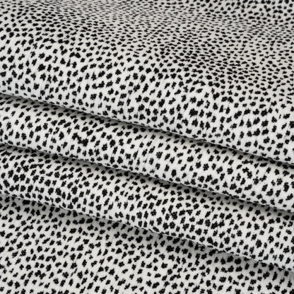 Upholstery Chenille - Domino Spotted - Remus Collection Folded