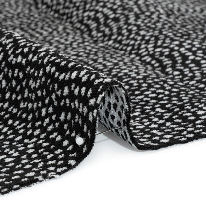 Upholstery Chenille - Ebony Spotted - Remus Collection Detail