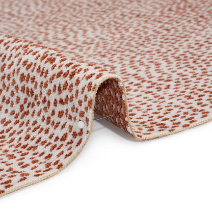 Upholstery Chenille - Fire Spotted - Remus Collection Detail