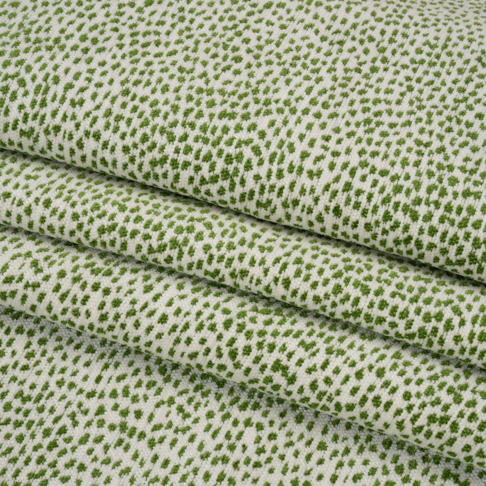 Upholstery Chenille - Grass Spotted - Remus Collection Folded