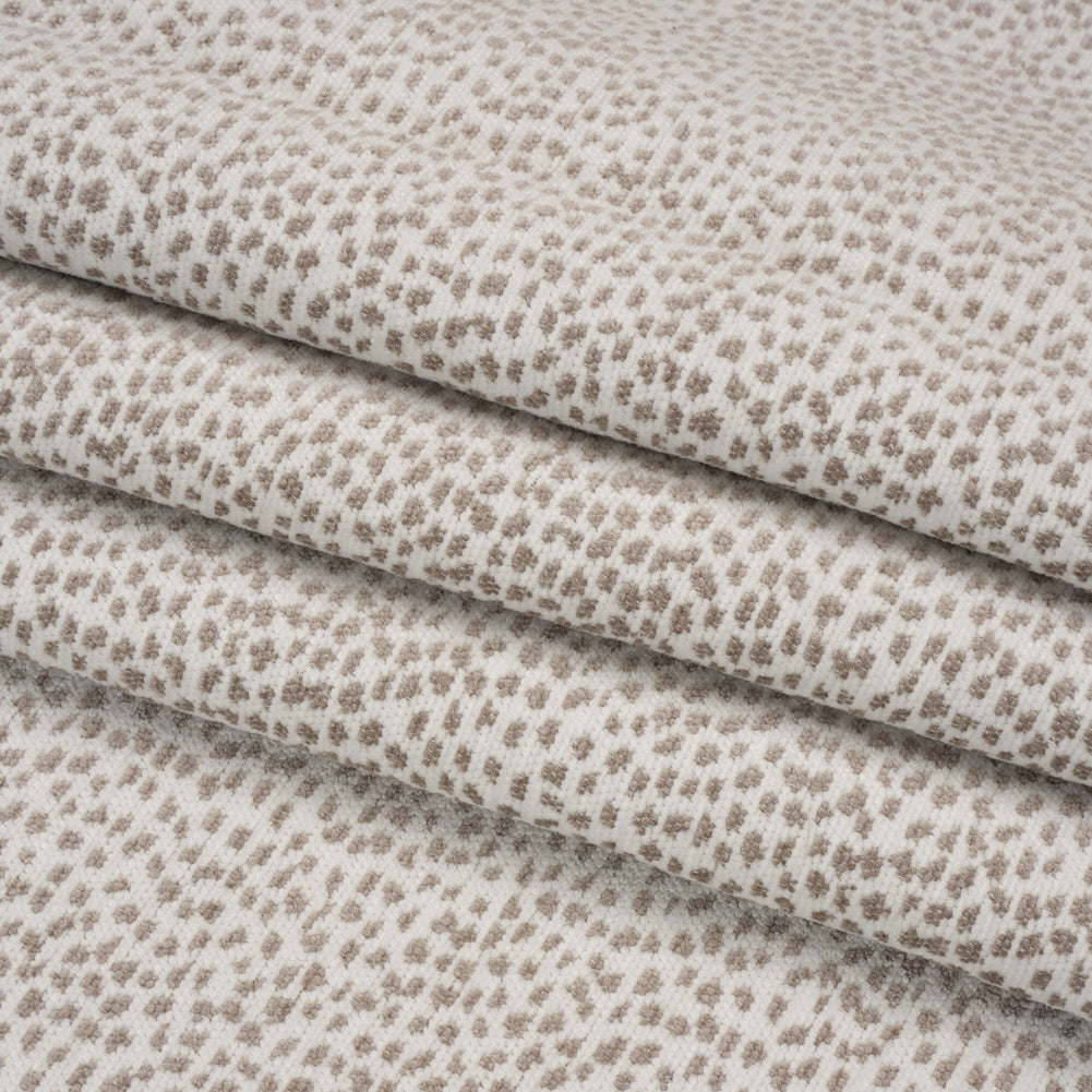 Upholstery Chenille - Haze Spotted - Remus Collection Folded