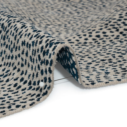 Upholstery Chenille - Indigo Spotted - Remus Collection Detail