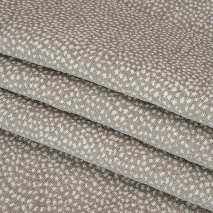 Upholstery Chenille - Matte Grey Spotted - Remus Collection Folded