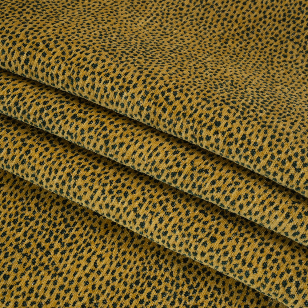 Upholstery Chenille - Melon Spotted - Remus Collection Folded