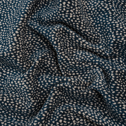 Upholstery Chenille - Navy Spotted - Remus Collection