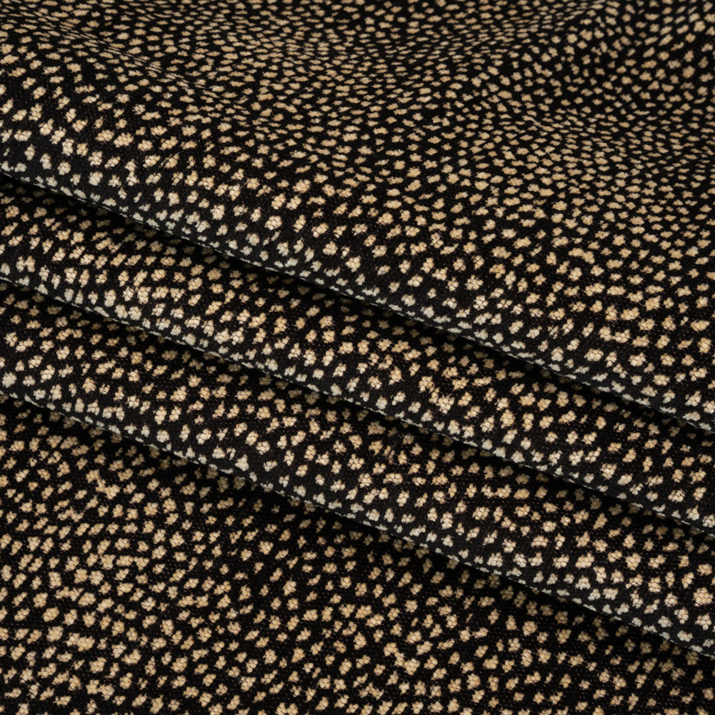 Upholstery Chenille - Night Spotted - Remus Collection Folded