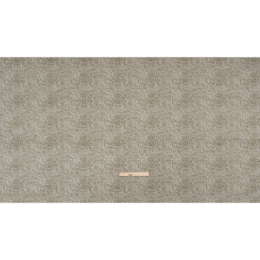 Upholstery Chenille - Olive Spotted - Remus Collection Full