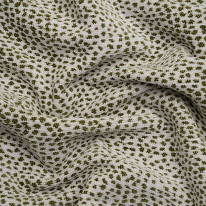 Upholstery Chenille - Olive Spotted - Remus Collection