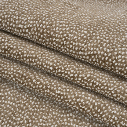 Upholstery Chenille - Perfect Taupe Spotted - Remus Collection Folded