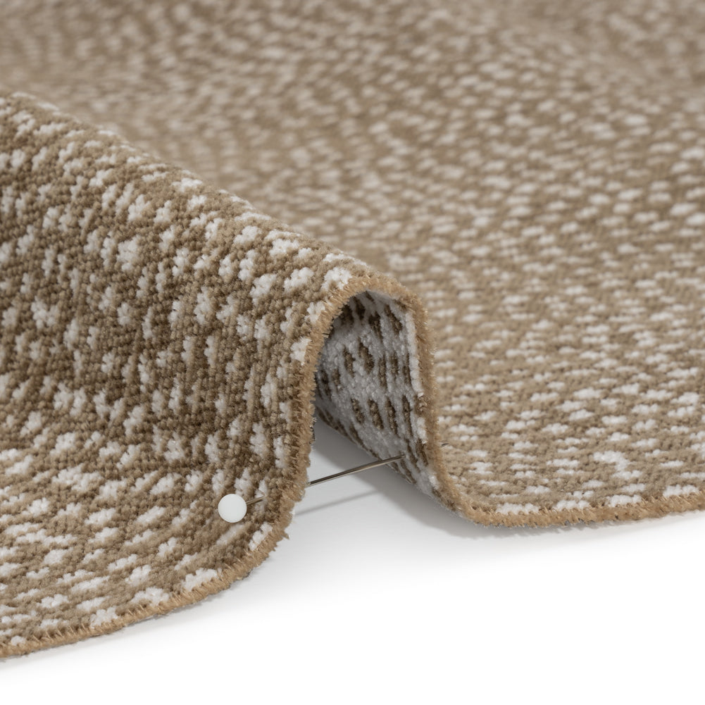 Upholstery Chenille - Perfect Taupe Spotted - Remus Collection Detail
