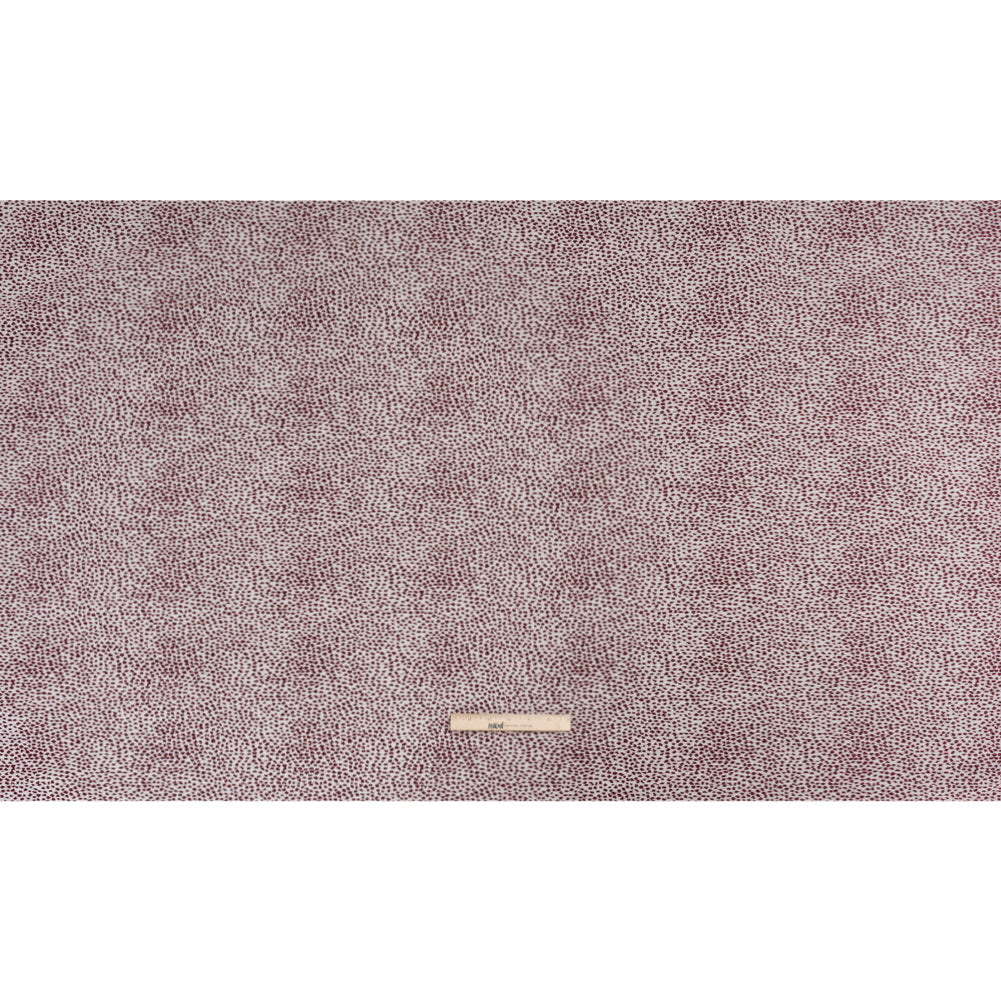 Upholstery Chenille - Raspberry Spotted - Remus Collection Full