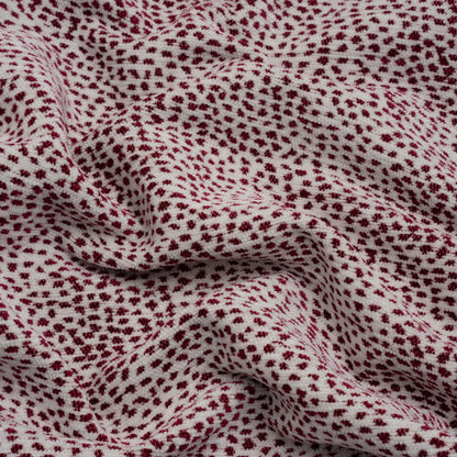 Upholstery Chenille - Raspberry Spotted - Remus Collection