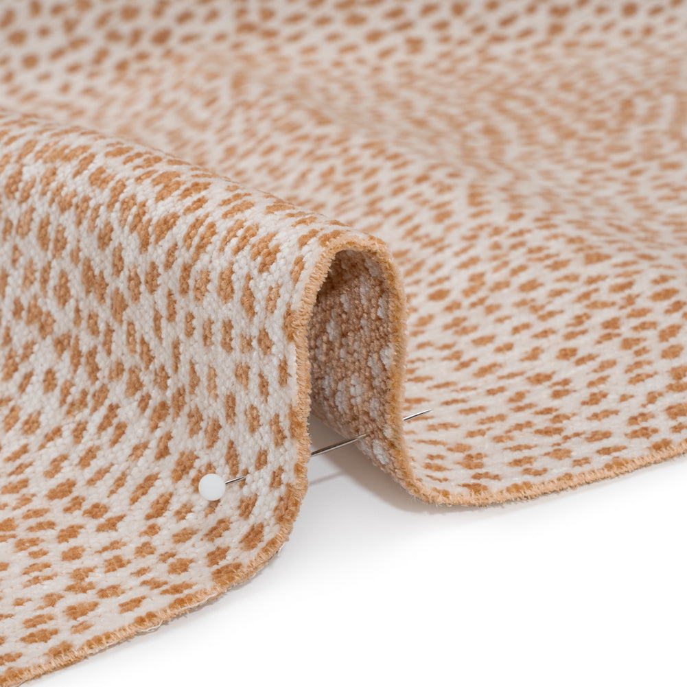 Upholstery Chenille - Rose Spotted - Remus Collection Detail