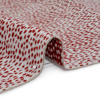 Upholstery Chenille - Ruby Spotted - Remus Collection Detail