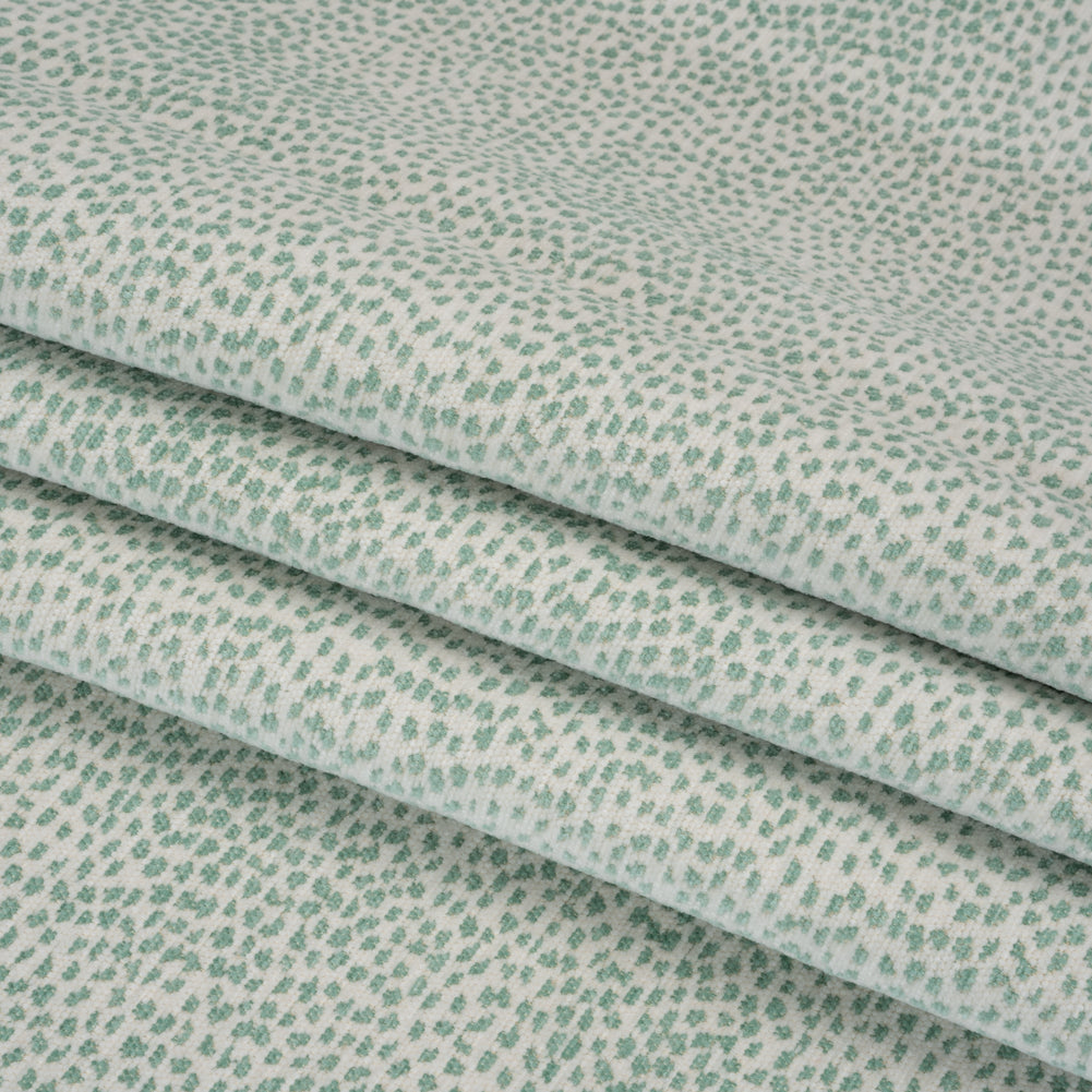 Upholstery Chenille - Sky Spotted - Remus Collection Folded