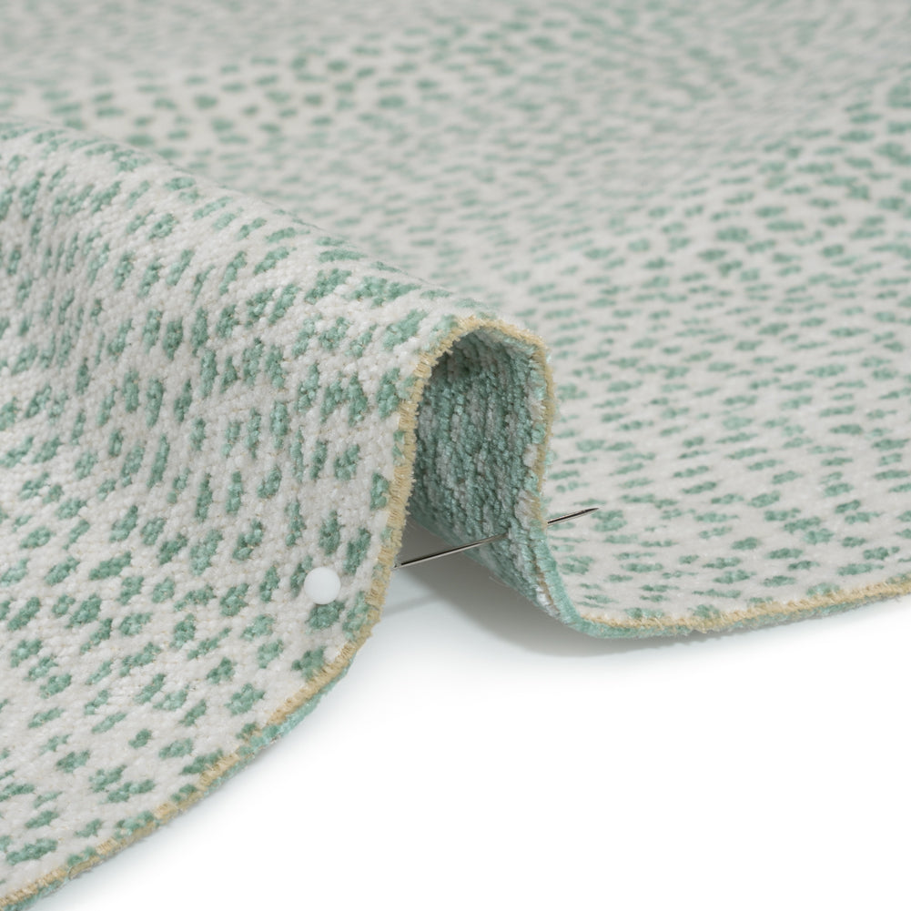 Upholstery Chenille - Sky Spotted - Remus Collection Detail
