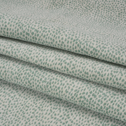 Upholstery Chenille - Spa Spotted - Remus Collection Folded