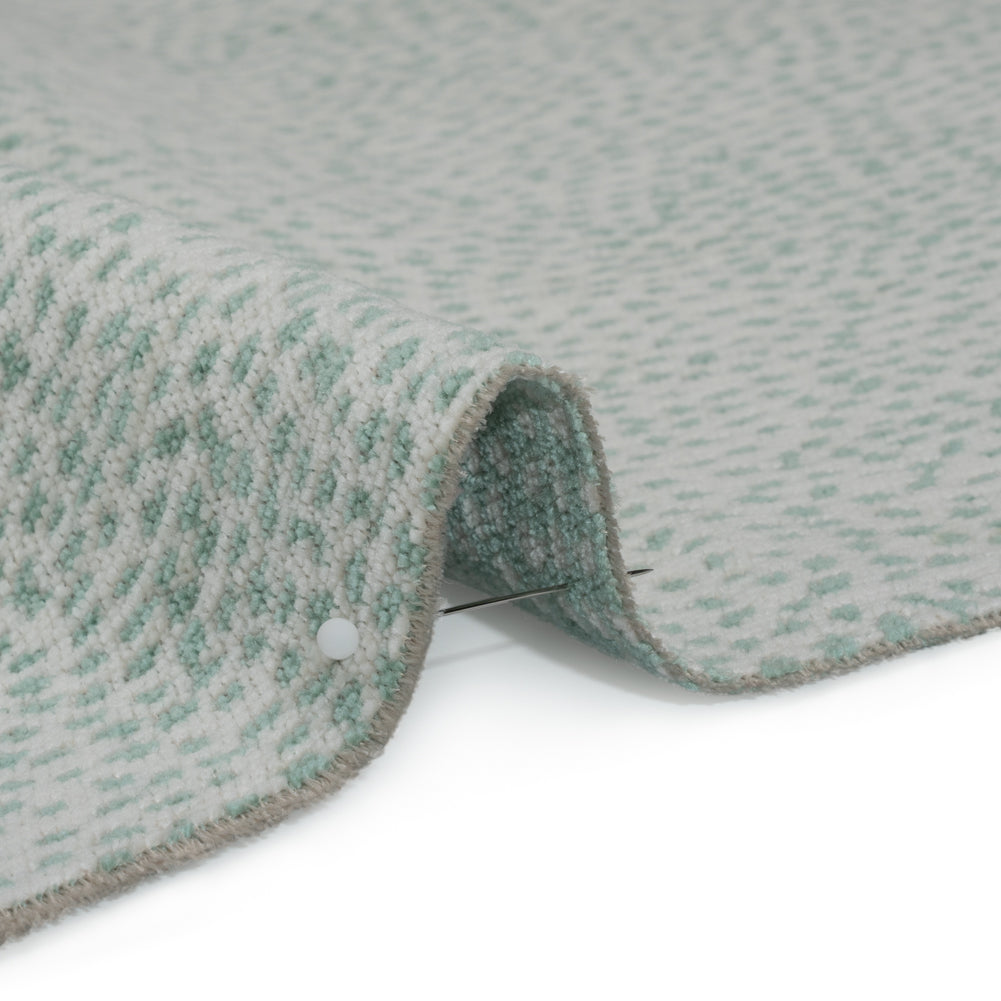 Upholstery Chenille - Spa Spotted - Remus Collection Detail