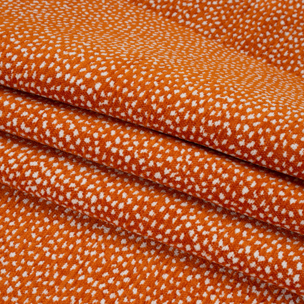 Upholstery Chenille - Tango Spotted - Remus Collection Folded