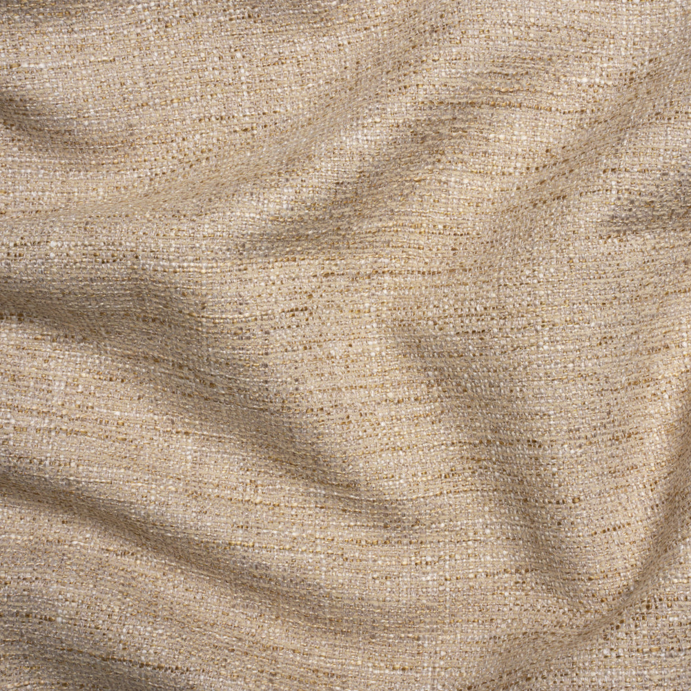 Tweed Upholstery Woven with Latex Backing - Beige - Heath Collection
