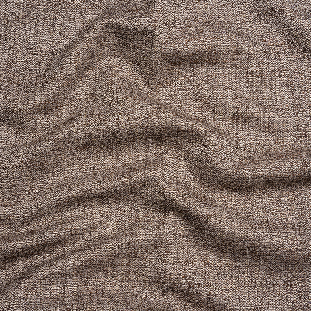 Tweed Upholstery Woven with Latex Backing - Cocoa - Heath Collection