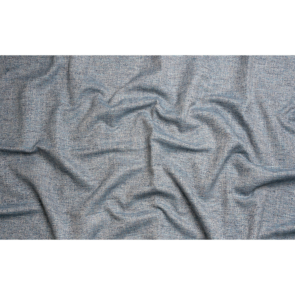 Tweed Upholstery Woven with Latex Backing - Denim - Heath Collection Full