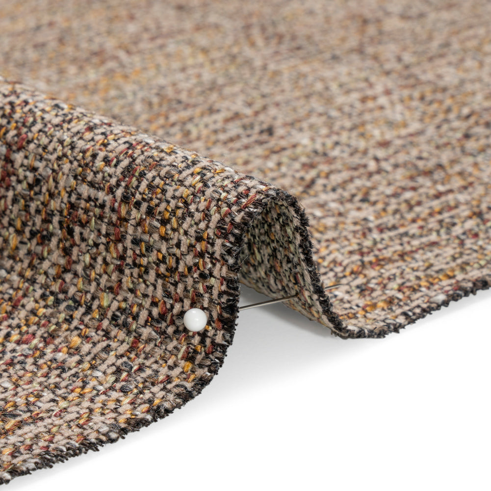Tweed Upholstery Woven with Latex Backing - Marble - Heath Collection Detail