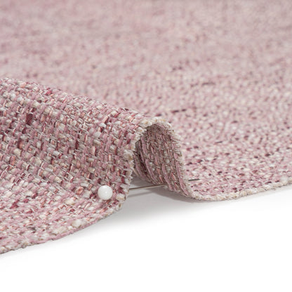 Tweed Upholstery Woven with Latex Backing - Mauve - Heath Collection Detail