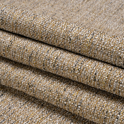 Tweed Upholstery Woven with Latex Backing - Moss - Heath Collection Folded