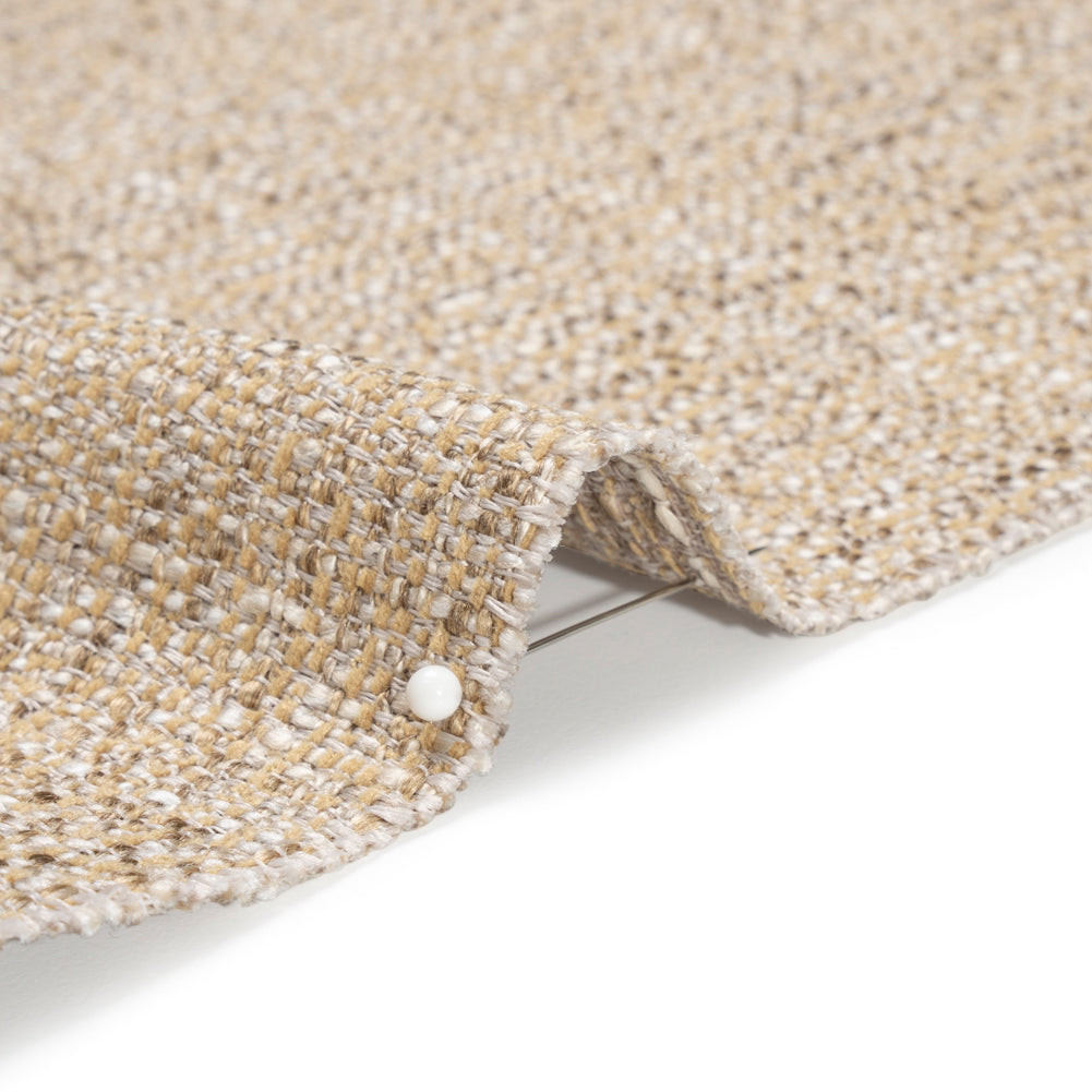 Tweed Upholstery Woven with Latex Backing - Sand - Heath Collection Detail