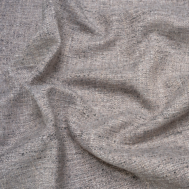 Tweed Upholstery Woven with Latex Backing - Silver - Heath Collection