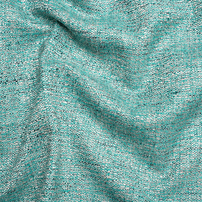 Tweed Upholstery Woven with Latex Backing - Turquoise - Heath Collection
