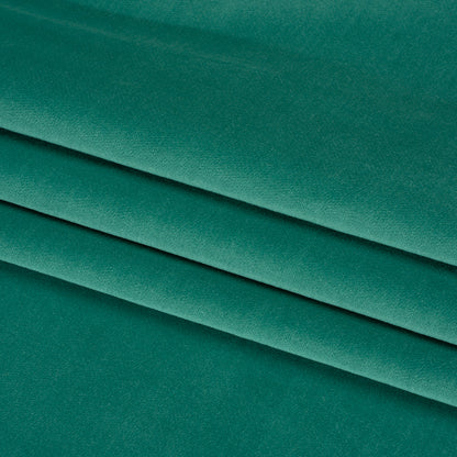 Low Pile Upholstery Velvet - Aqua - Somerset Collection Folded