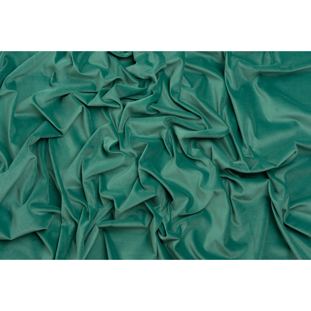 Low Pile Upholstery Velvet - Aqua - Somerset Collection Full