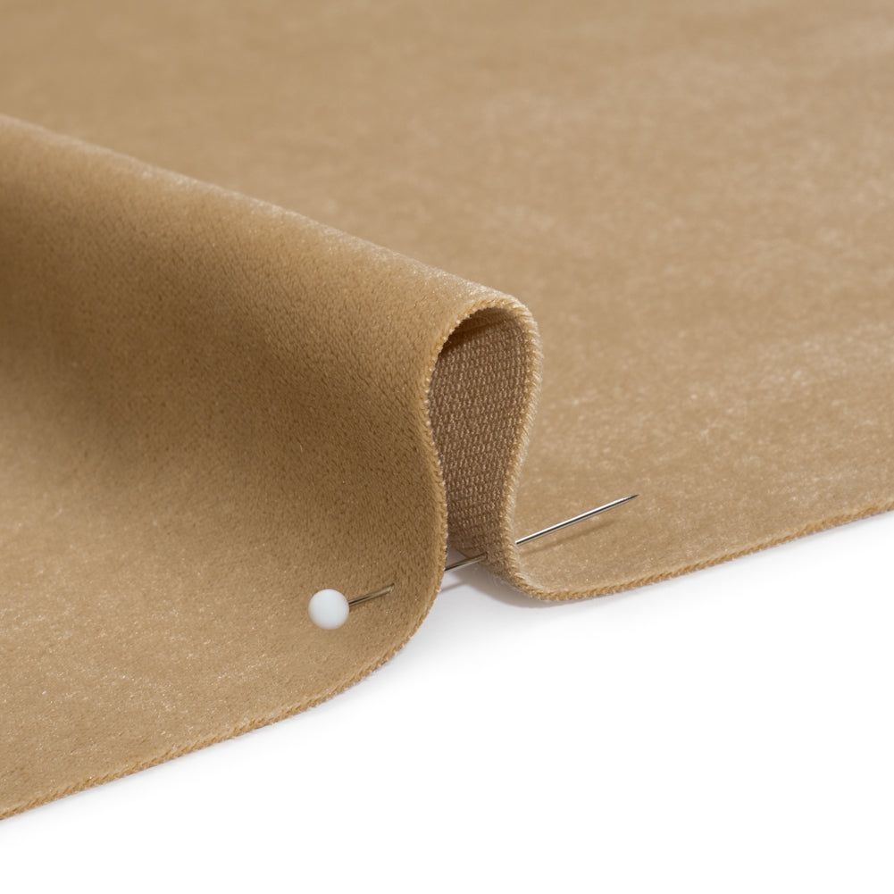 Low Pile Upholstery Velvet - Beige - Somerset Collection Detail