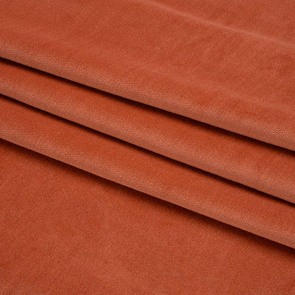 Low Pile Upholstery Velvet - Blaze - Somerset Collection Folded