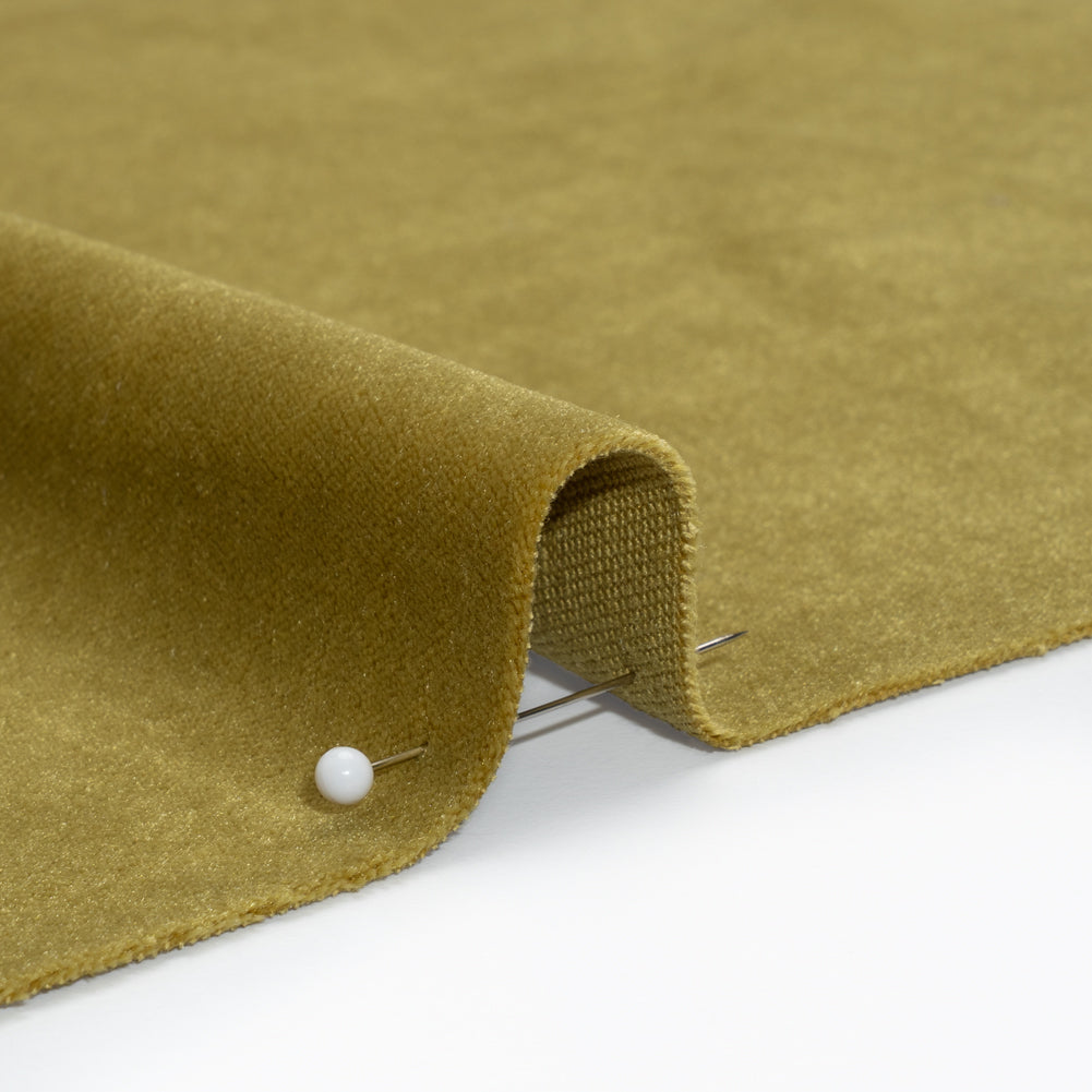 Low Pile Upholstery Velvet - Citron - Somerset Collection Detail