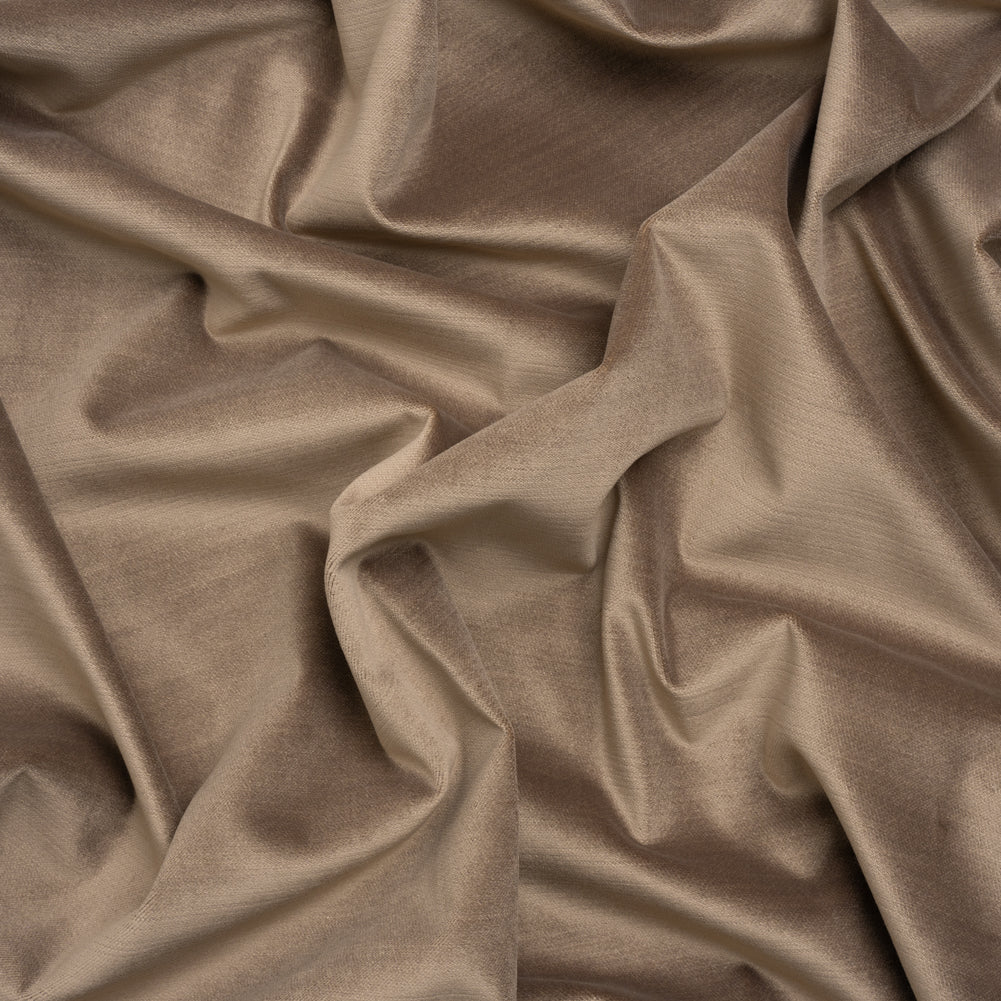 Low Pile Upholstery Velvet - Cocoa - Somerset Collection